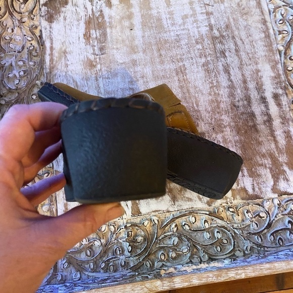 Leather clogs size 9, made in Brazil - Picture 6 of 7